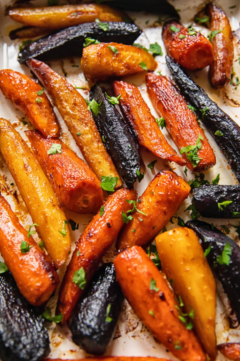 Miso Roasted Carrots - The Veg Connection
