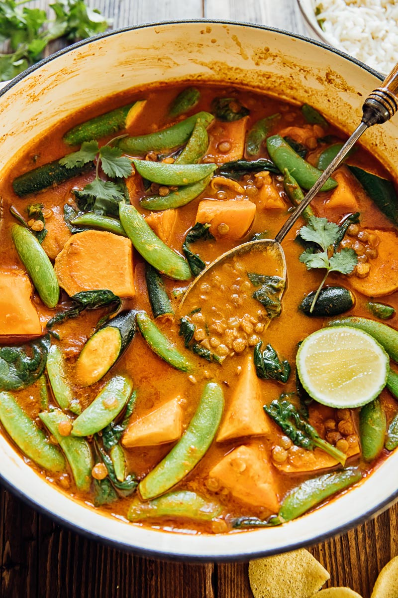 Sweet Potato And Lentil Curry - The Veg Connection