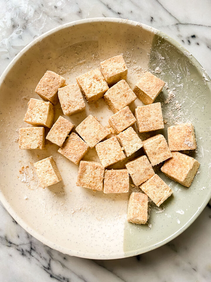 Crispy Air Fryer Tofu Bites - The Veg Connection