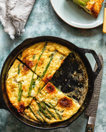 Vegetable frittata with feta - The Veg Connection